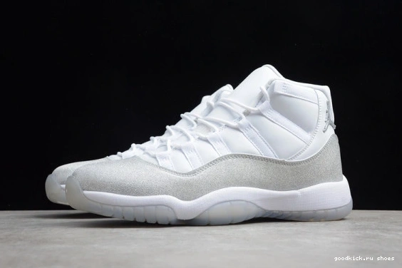 Metallic Jordan AR0715-100 White SilverVast WMNS Air AR0715-100 11 Grey 0424